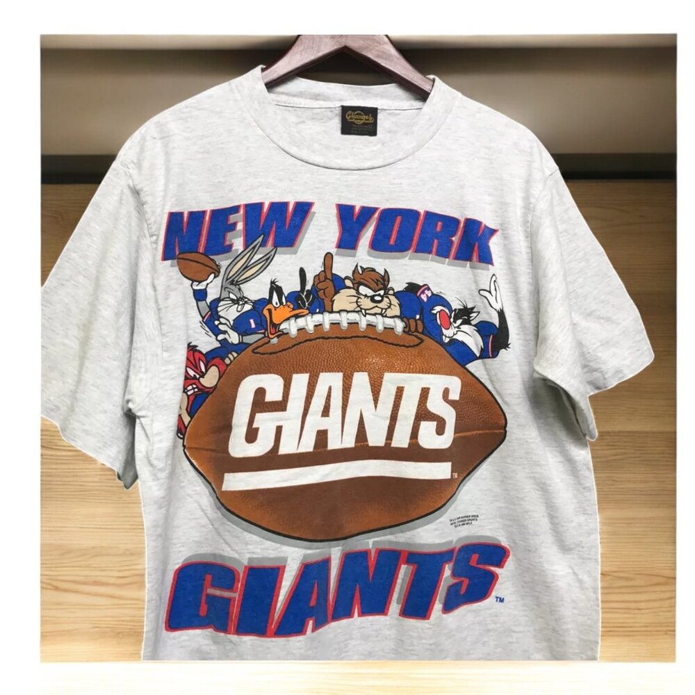 looney tunes New York Giants  t shirt Bug Bunny Retro style NH11505